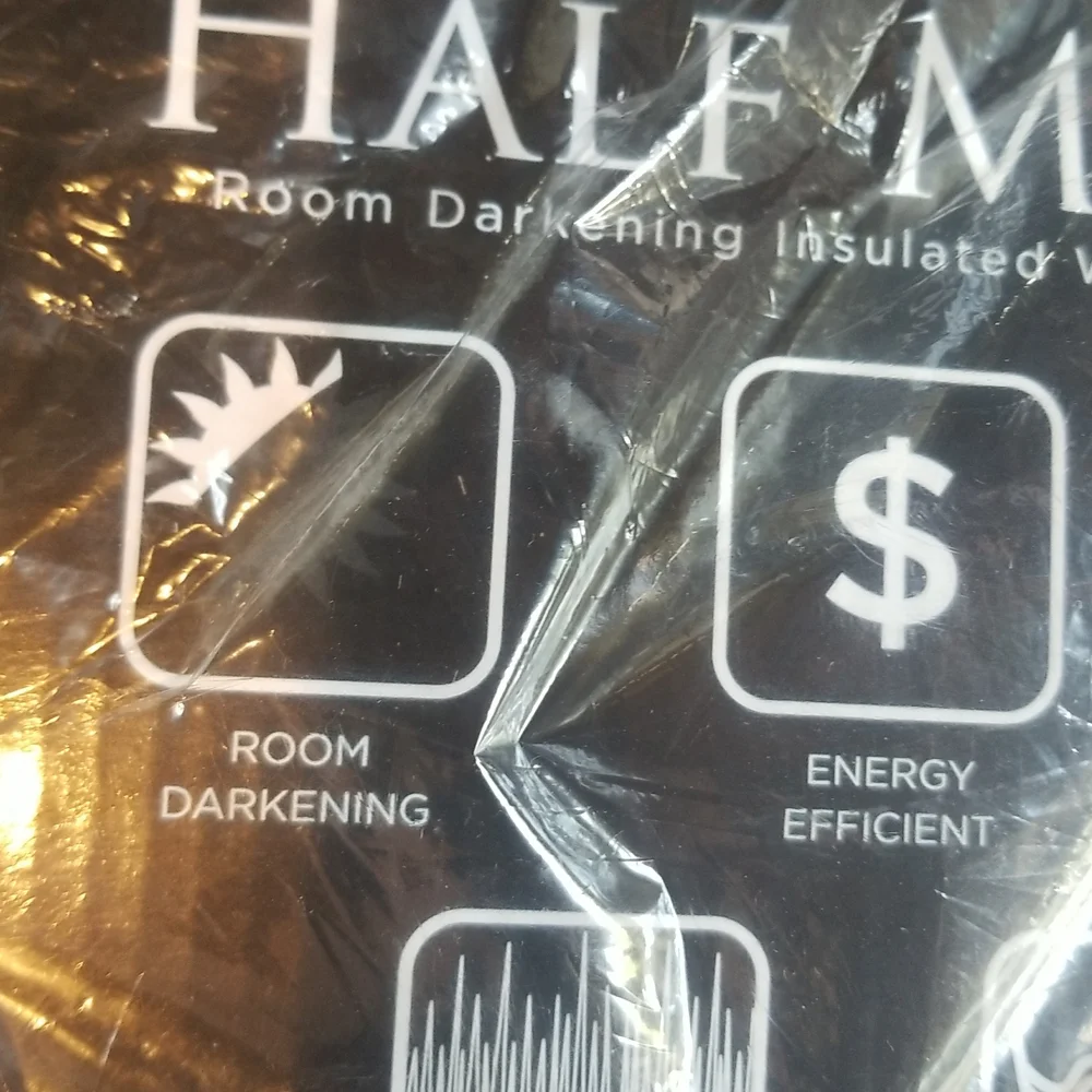 💙Universe Room Darkening Window Curtain Panels Navy - Lush Décor